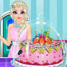Elsa làm bánh sinh nhật